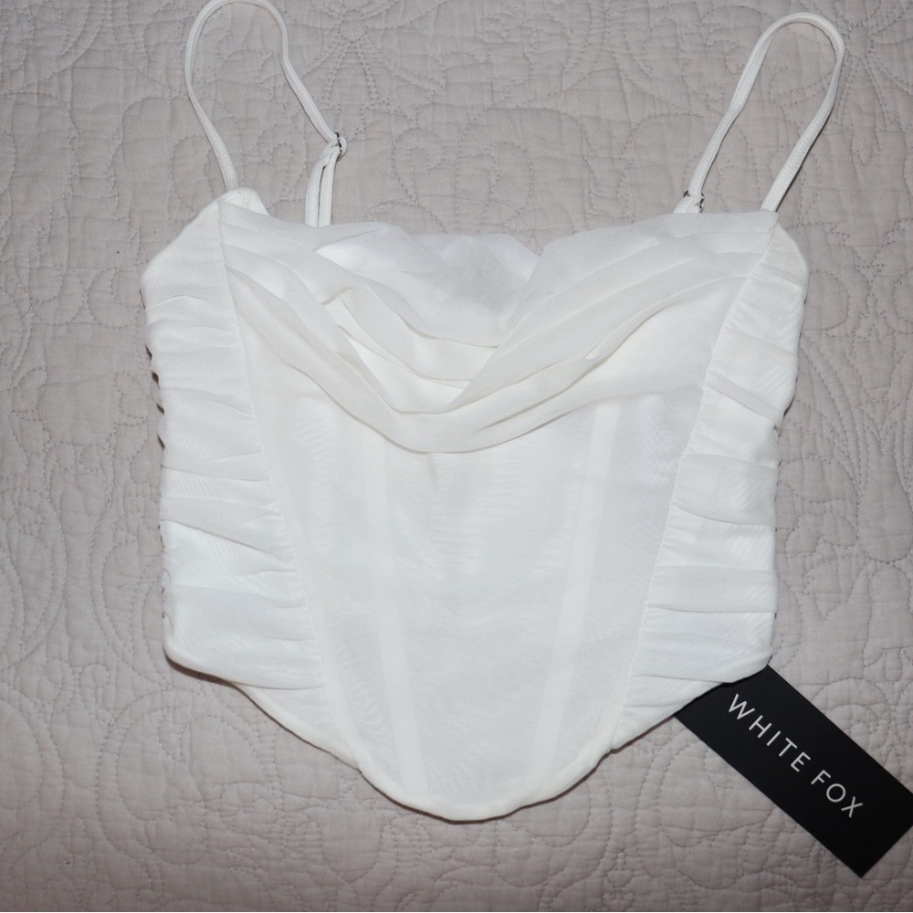 White Fox - Crop Top Size xs